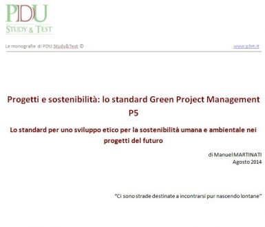 Progetti e sostenibilità: lo standard Green Project Management P5